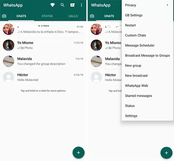 GBWhatsapp-Pro-features